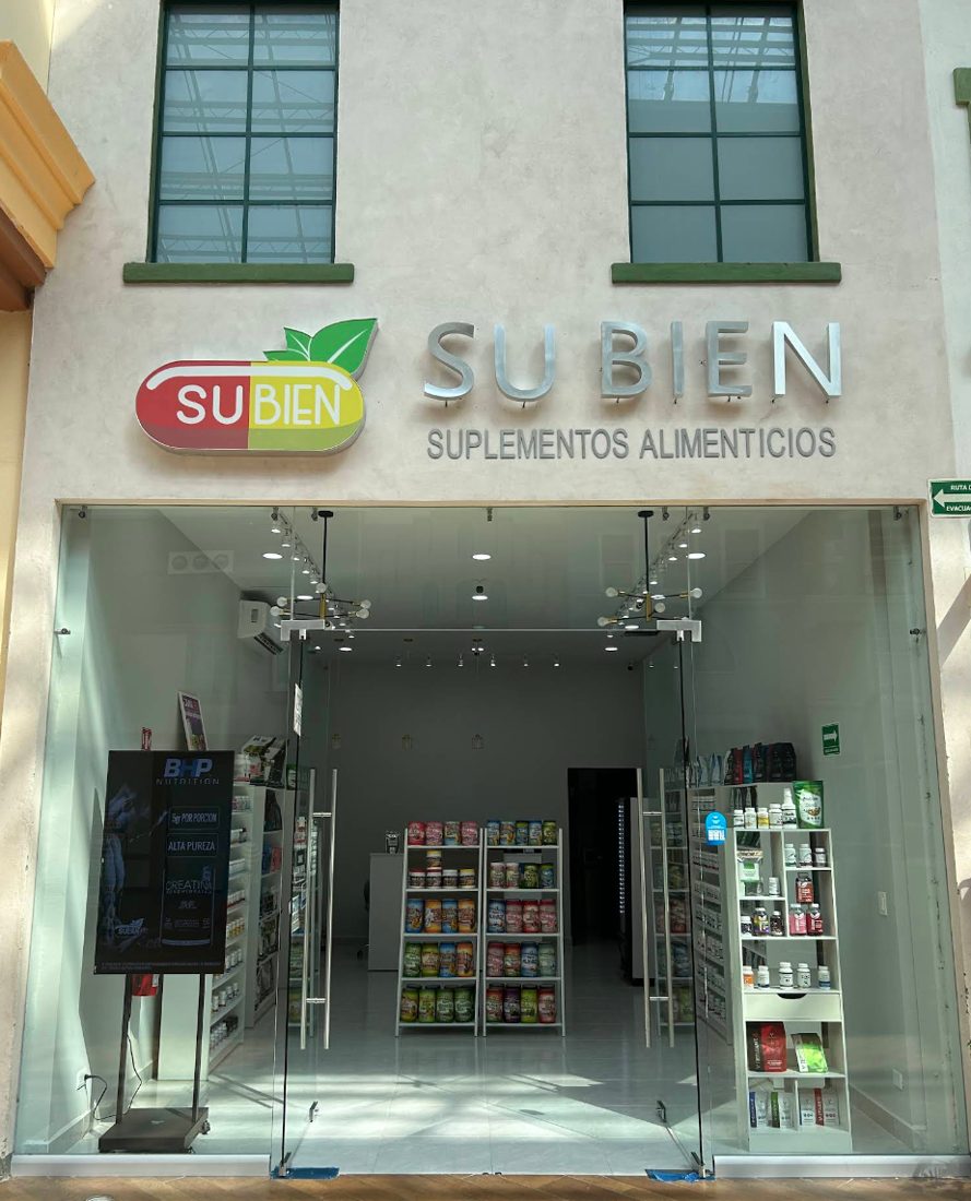 Fachada de la sucursal Subien en Plaza Paseo Juárez